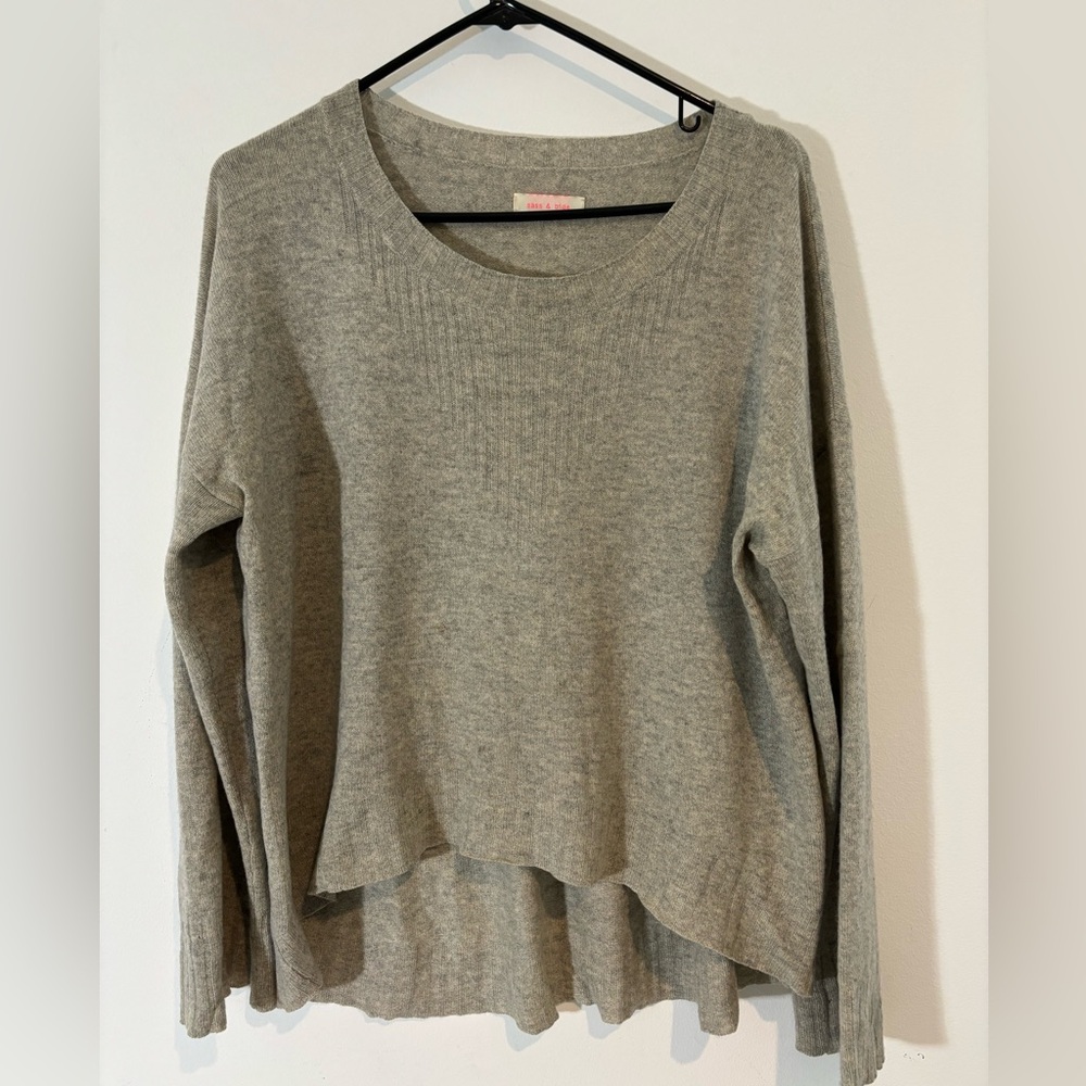 Sass & Bide Womens XS Oversized 100% Cashmere Long Sleeve Sweater Casual Soft